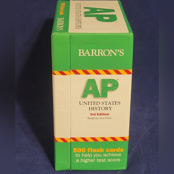 Barron's AP U.S. History 500 Flash Cards - Used, 3rd Edition - Picture 4 of 6